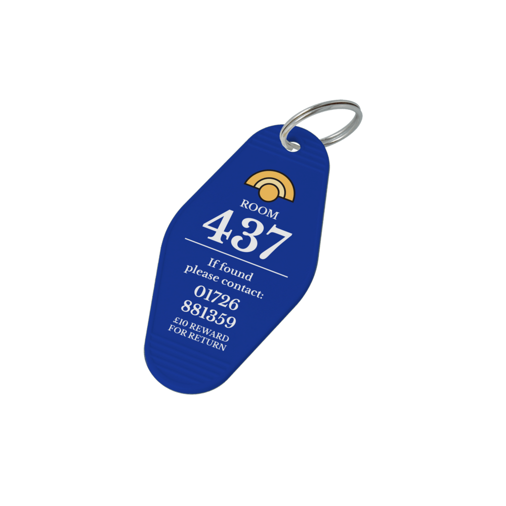 Retro Hotel Keyring