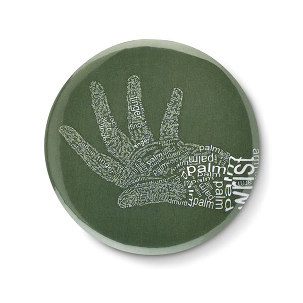Branded Mirror button metal
