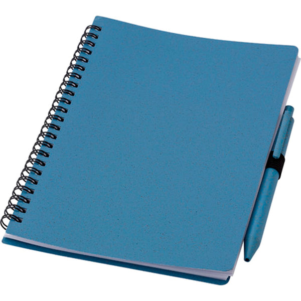 Devine Wheat straw notebook with pen (approx. A5)