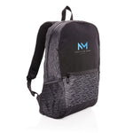 Branded AWARE™ RPET Reflective laptop backpack