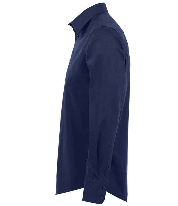 SOL'S Brighton Long Sleeve Fitted Shirt Dark Blue