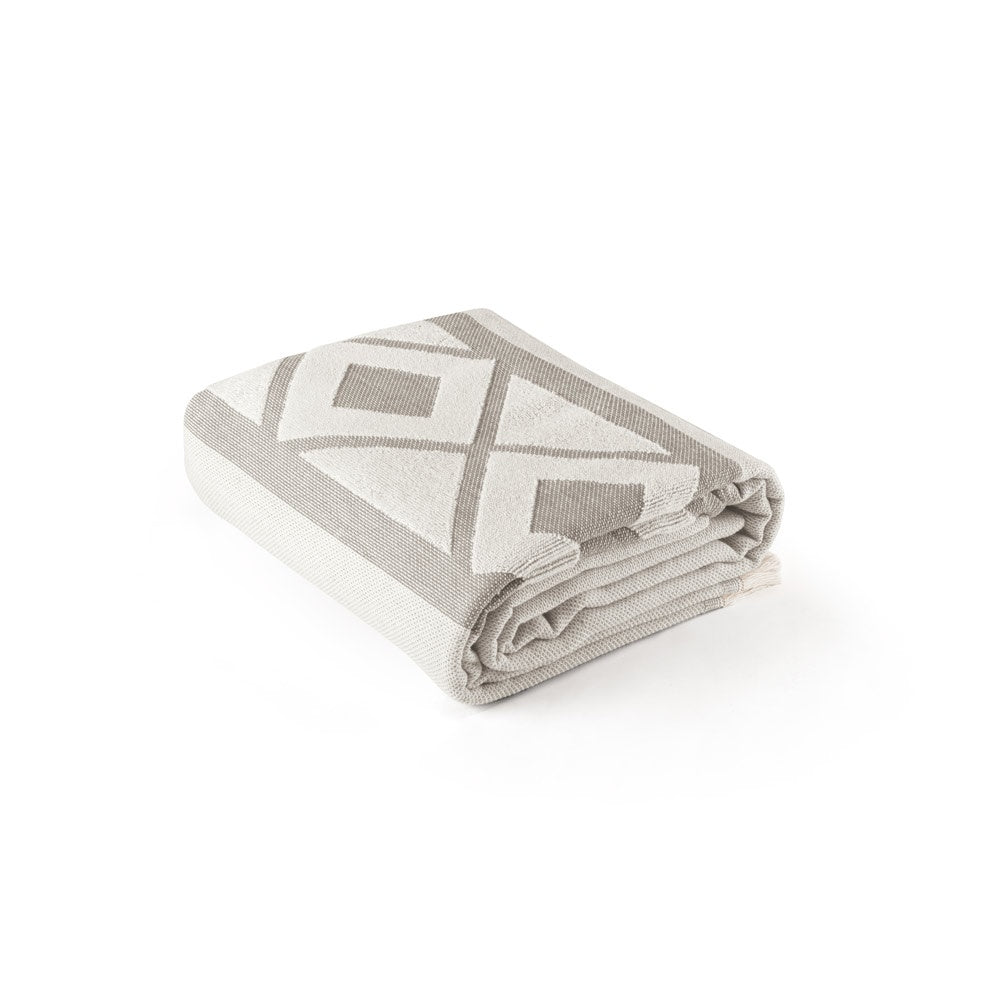 MALEK. Multifunctional bath towel (350g/m²) made of cotton and recycled cotton