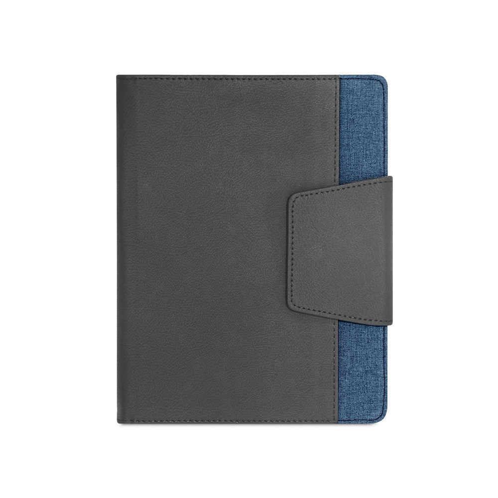 RUSSEL. PU and polyester fabric cover with A5 notebook