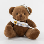 Sash Bear I 10cm Swift Keyring Bear, Brown