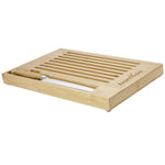 Pao bamboo cutting board with knife