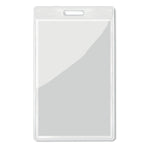 Branded Transparent badge 7.5cmx12.5cm