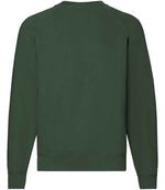 Fruit of the Loom Classic Raglan Sweatshirt Bottle Green