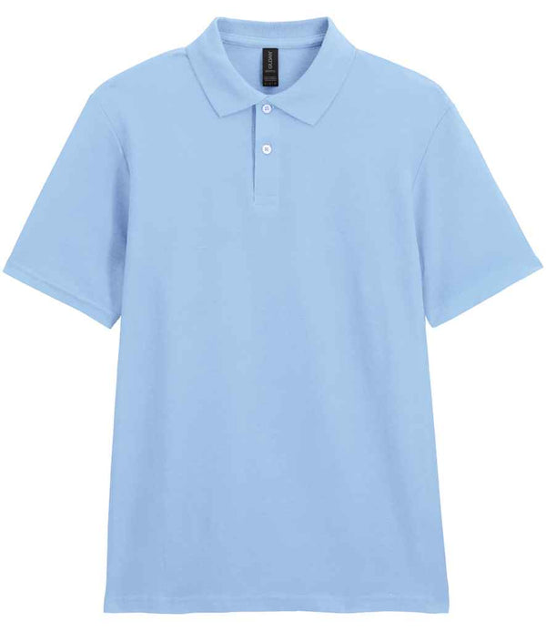 Gildan SoftStyle® Double Piqué Polo Shirt Light Blue