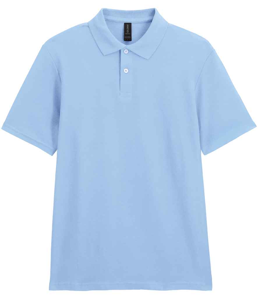 Gildan SoftStyle® Double Piqué Polo Shirt Light Blue