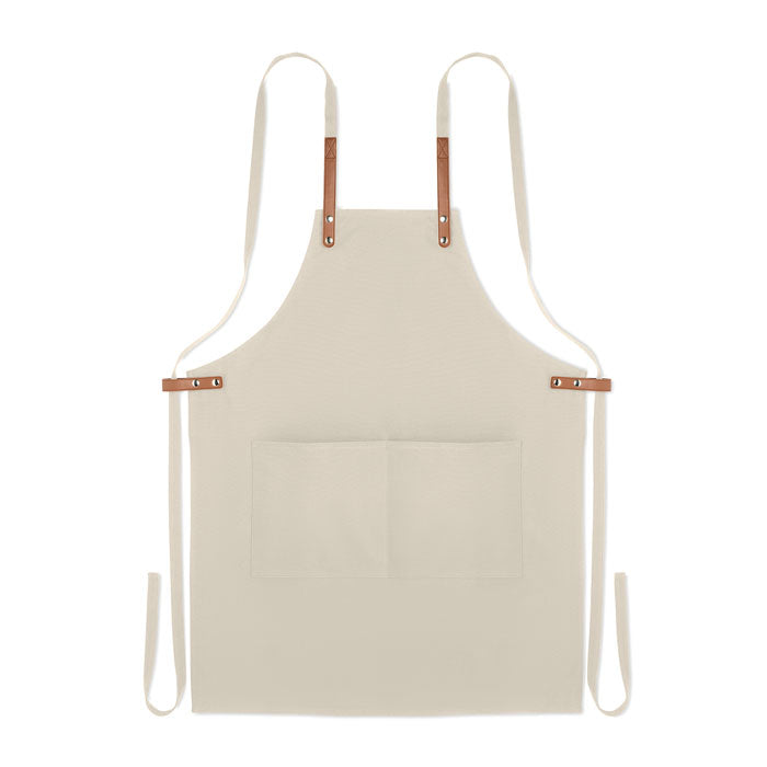 Branded Organic cotton apron 340 gr/m²