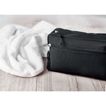 Branded 600D RPET toilet bag