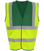 Pro RTX High Visibility Waistcoat Yellow/Paramedic Green