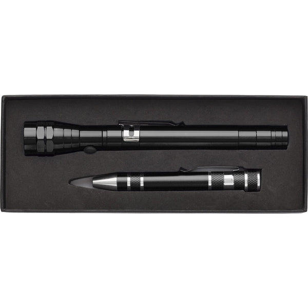 Branded Rhws Torch and screwdriver