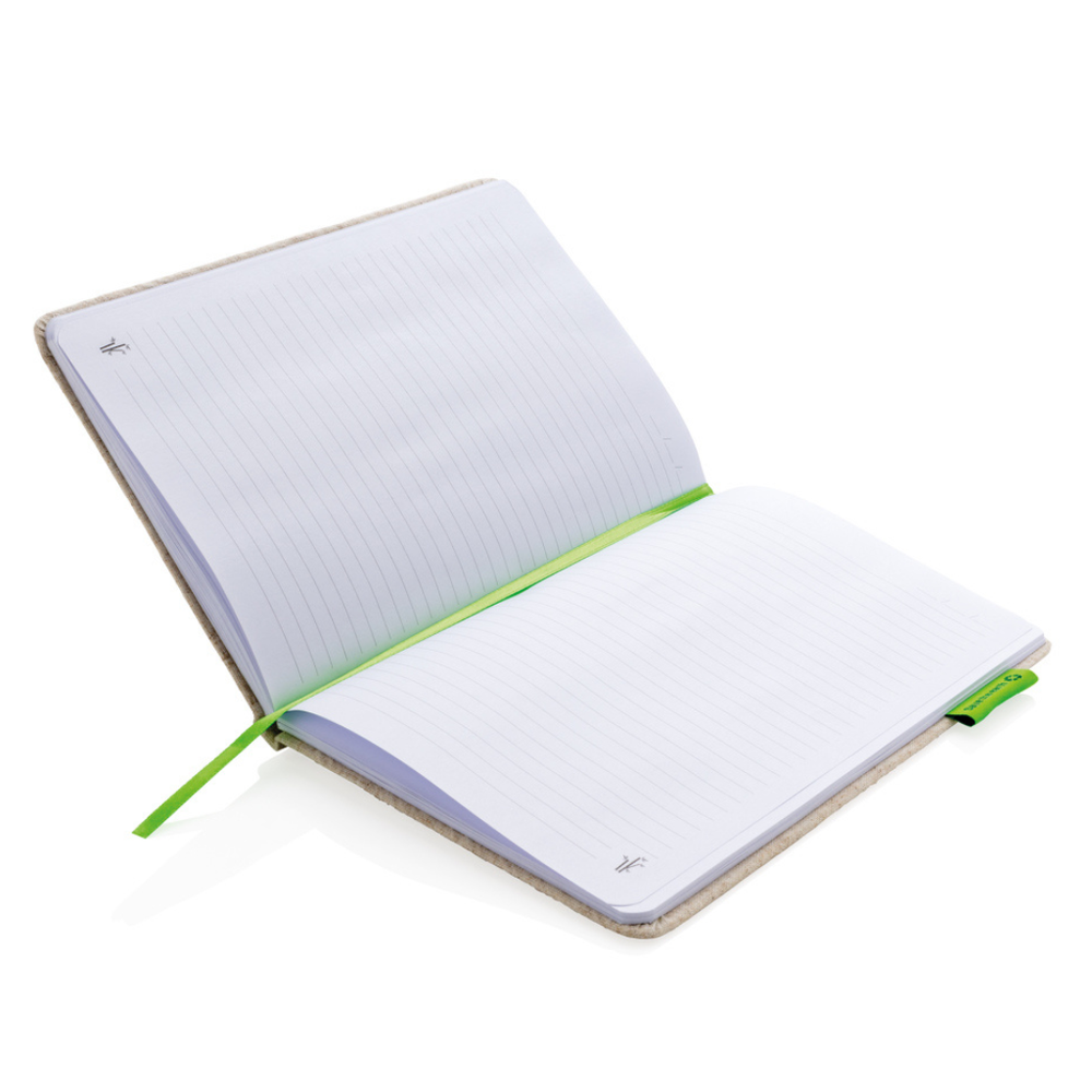 A5 jute notebook