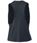 Branded Bella Ladies Racer Back Cropped Tank Top