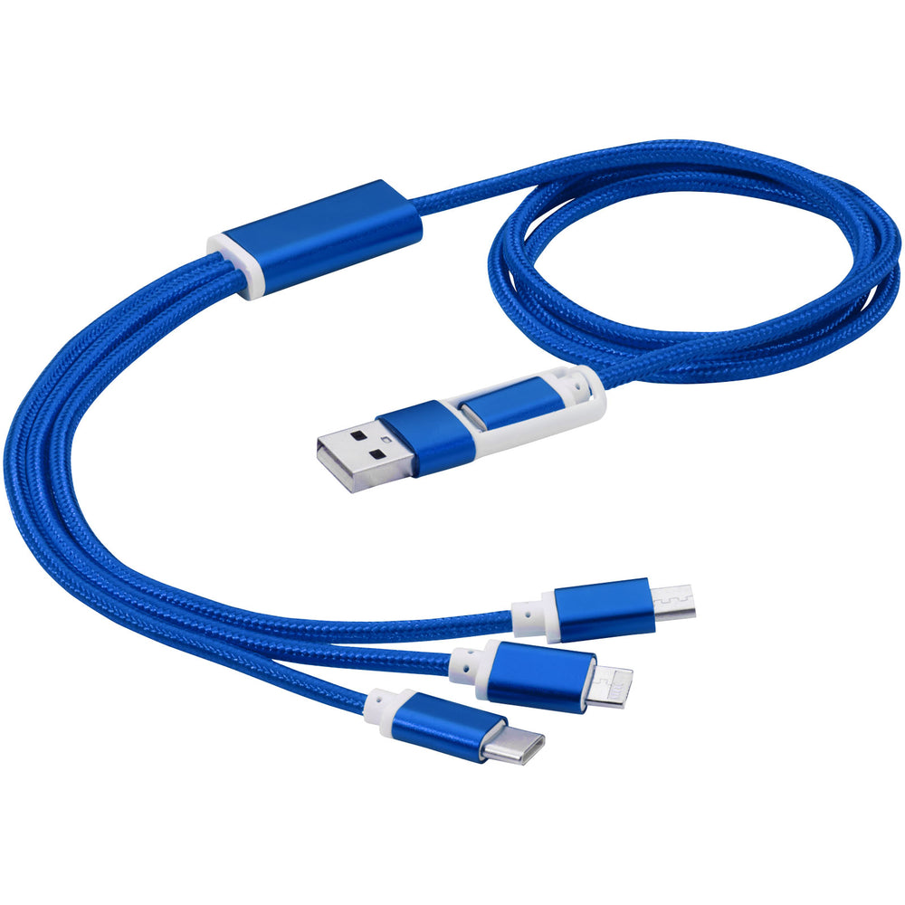 Branded Versatile 5-in-1 charging cable
