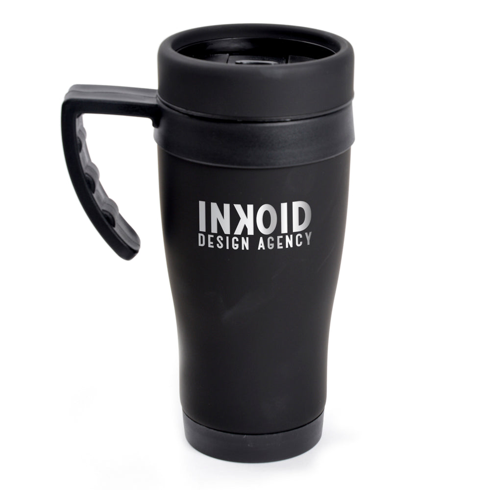 Oregon Matt Black Travel Mug