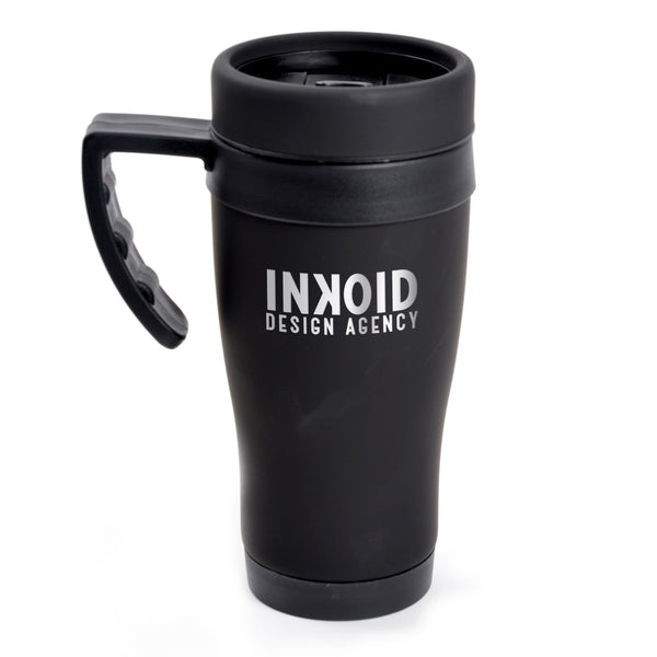 Oregon Matt Black Travel Mug