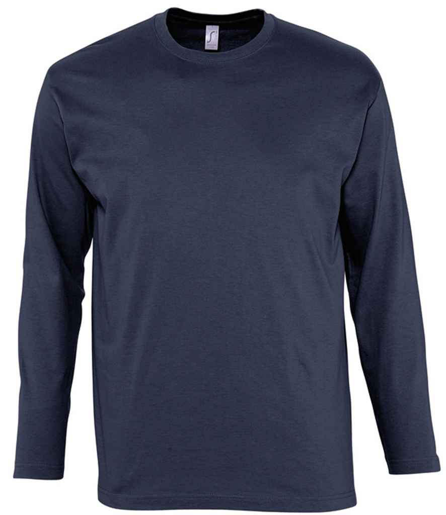 SOL'S Monarch Long Sleeve T-Shirt Navy