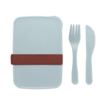 Lunch box with cutlery