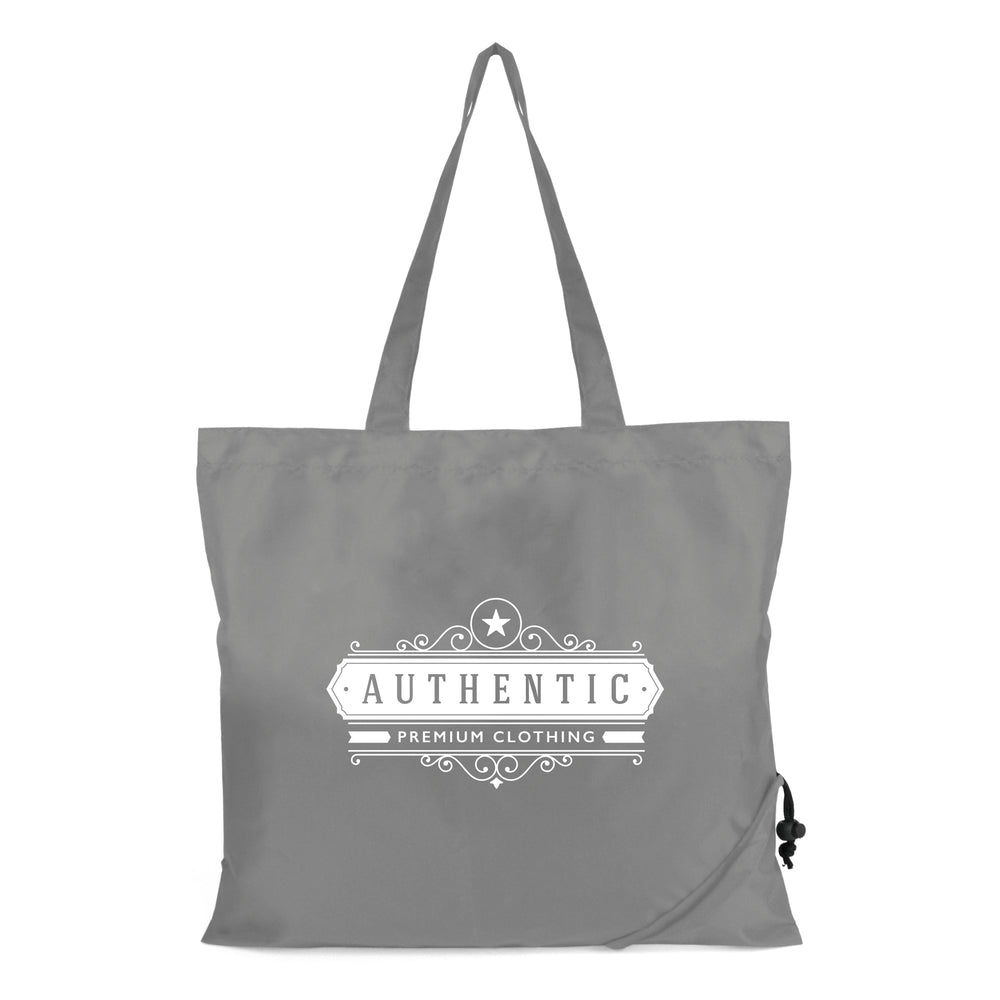 Branded Bayford 190T Polyester foldable pullstring shopper bag