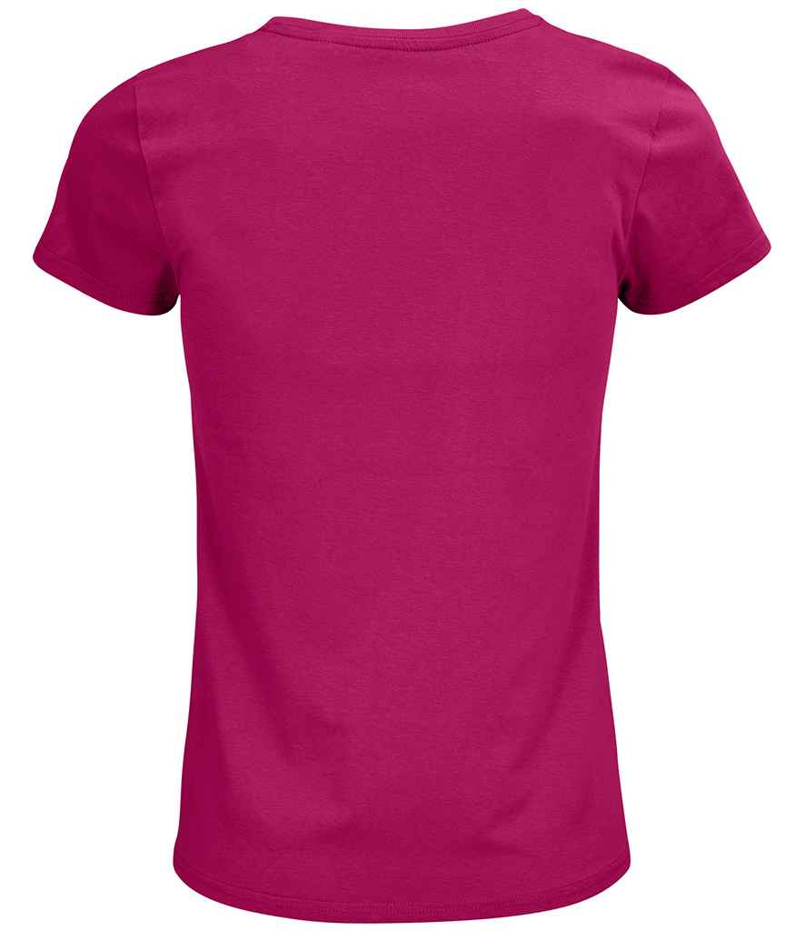 SOL'S Ladies Crusader Organic T-Shirt Fuchsia