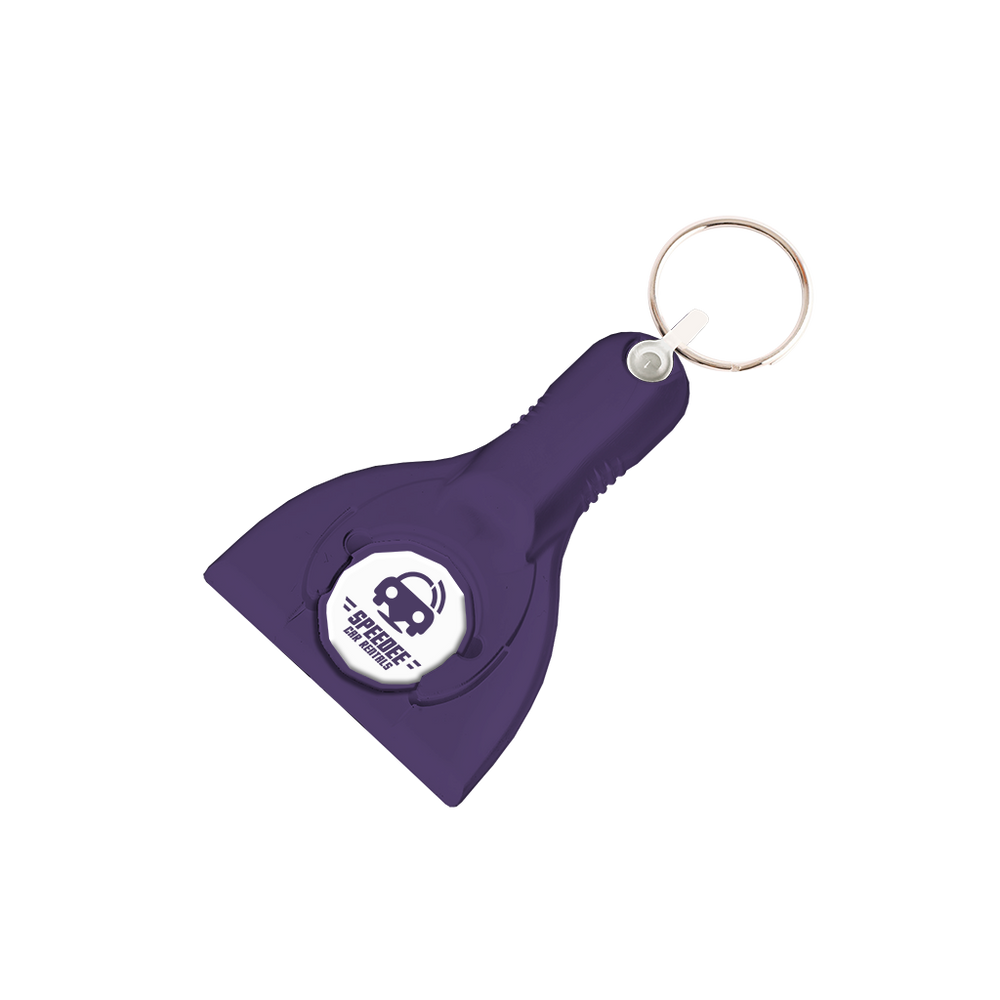 Ice Pop Ice Scraper Trolley Coin Keyring