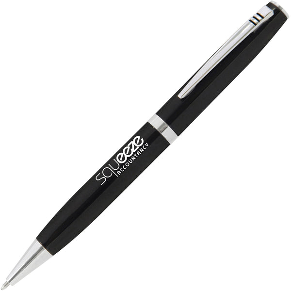 Branded PACER ball pen with chrome trim
