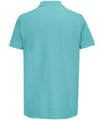 SOL'S Unisex Pacific Twin Piqué Polo Shirt Pool Blue