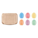 Branded 6 chalk eggs in box