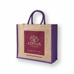 Aura Accented Jute Bag
