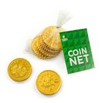 Promotional Chocolate Coin Net Bag