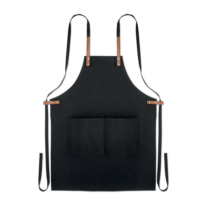 Branded Organic cotton apron 340 gr/m²
