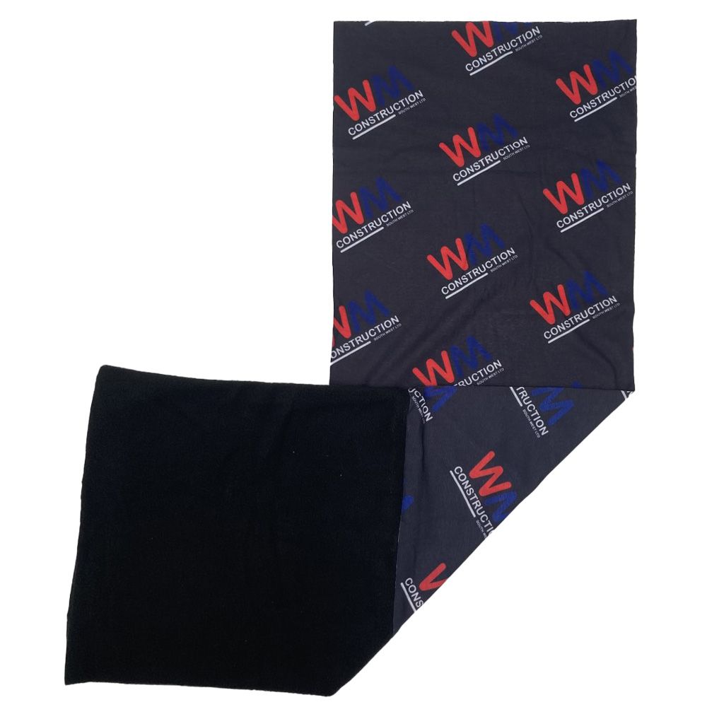 Branded Full Colour Band-It with Black Fleece