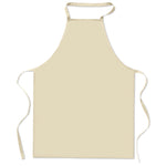 Kitchen apron in cotton Beige