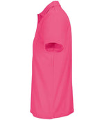 SOL'S Unisex Pitcher Recycled Polyester Piqué Polo Shirt Ribbon Pink