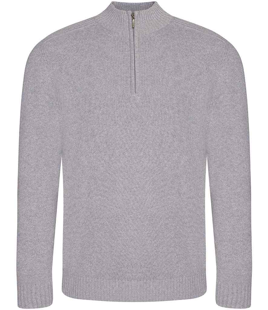 Branded Ecologie Unisex Wakhan Zip Neck Sustainable Sweater