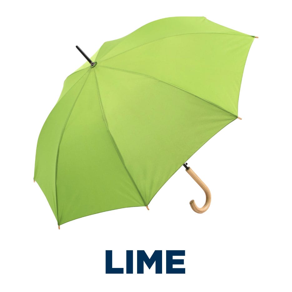 Fare ÖkoBrella Automatic Opening Umbrella with Wooden Crook Handle - 1000mm
