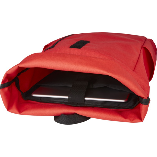 Byron 15.6" GRS RPET roll-top backpack 18L