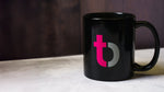 11oz Black Panel Mug