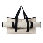 Branded VINGA Volonne AWARE™ recycled canvas beach bag