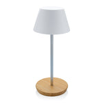 Branded Pure Glow RCS usb-rechargeable recycled plastic table lamp