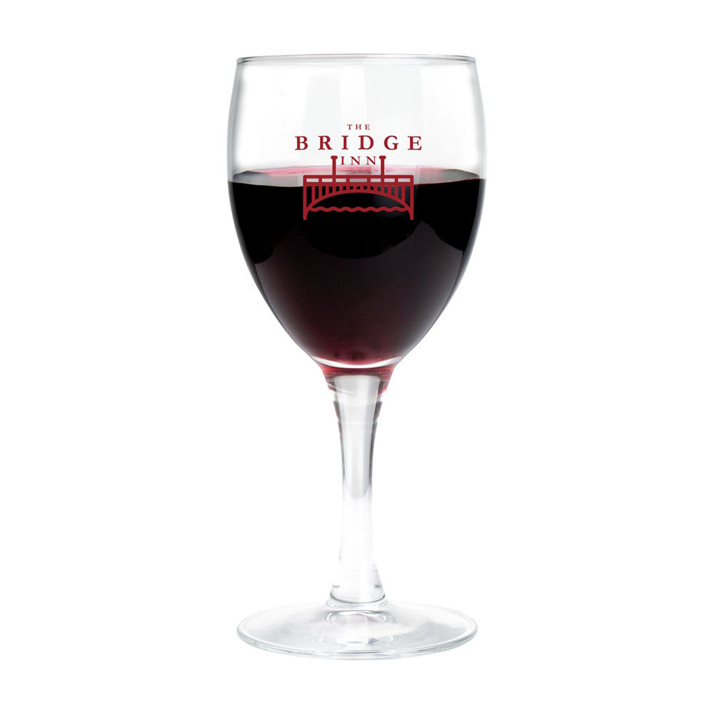 Branded Elegance Wine Glass