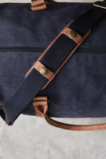 Branded VINGA Bosler RCS recycled canvas duffelbag
