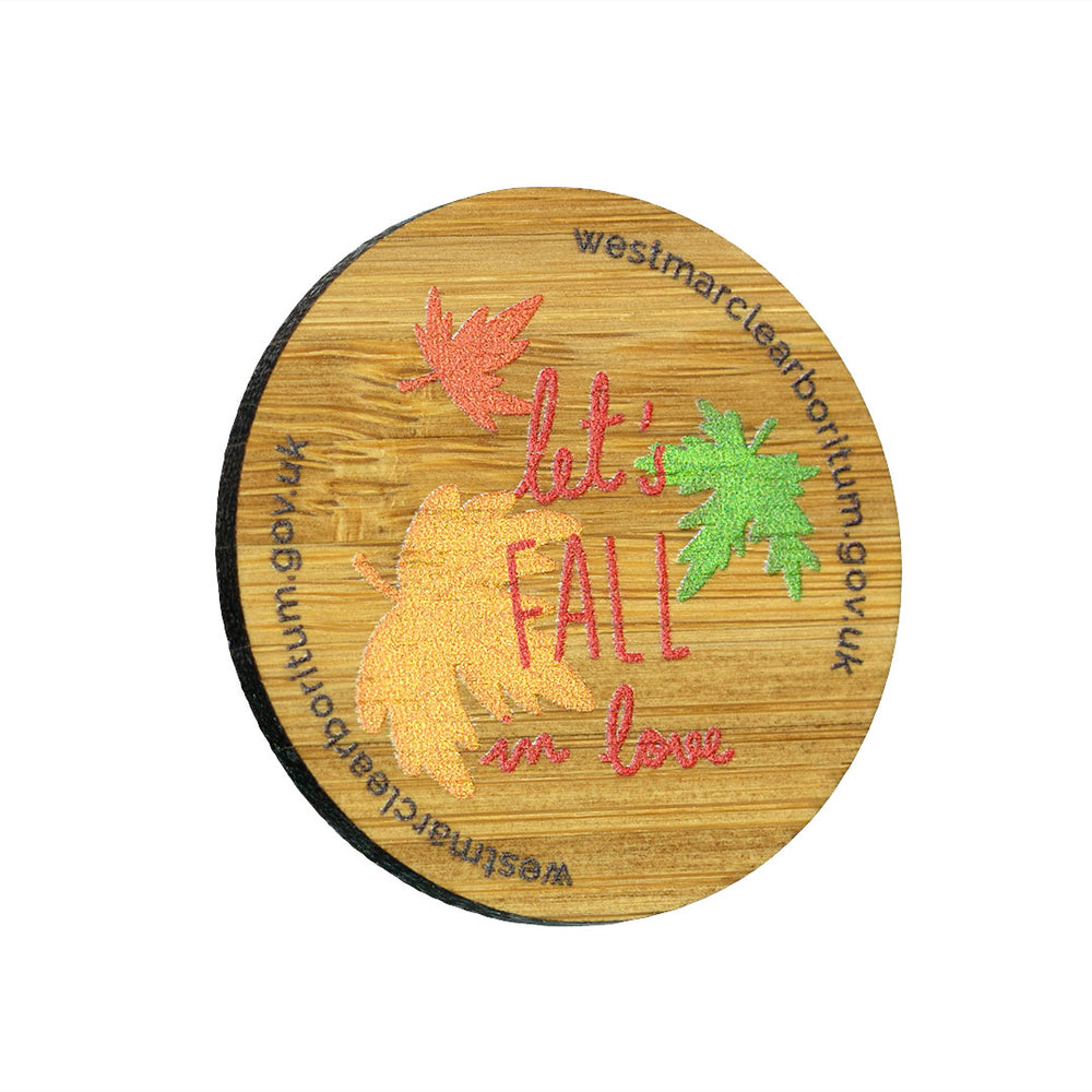 Bespoke Shape Bamboo Fridge Magnets