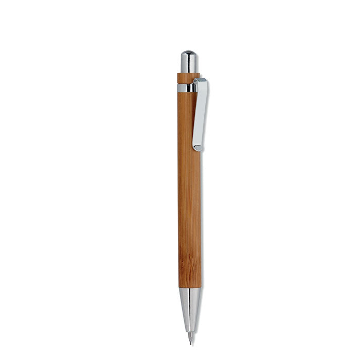 Branded Bamboo pen and pencil set