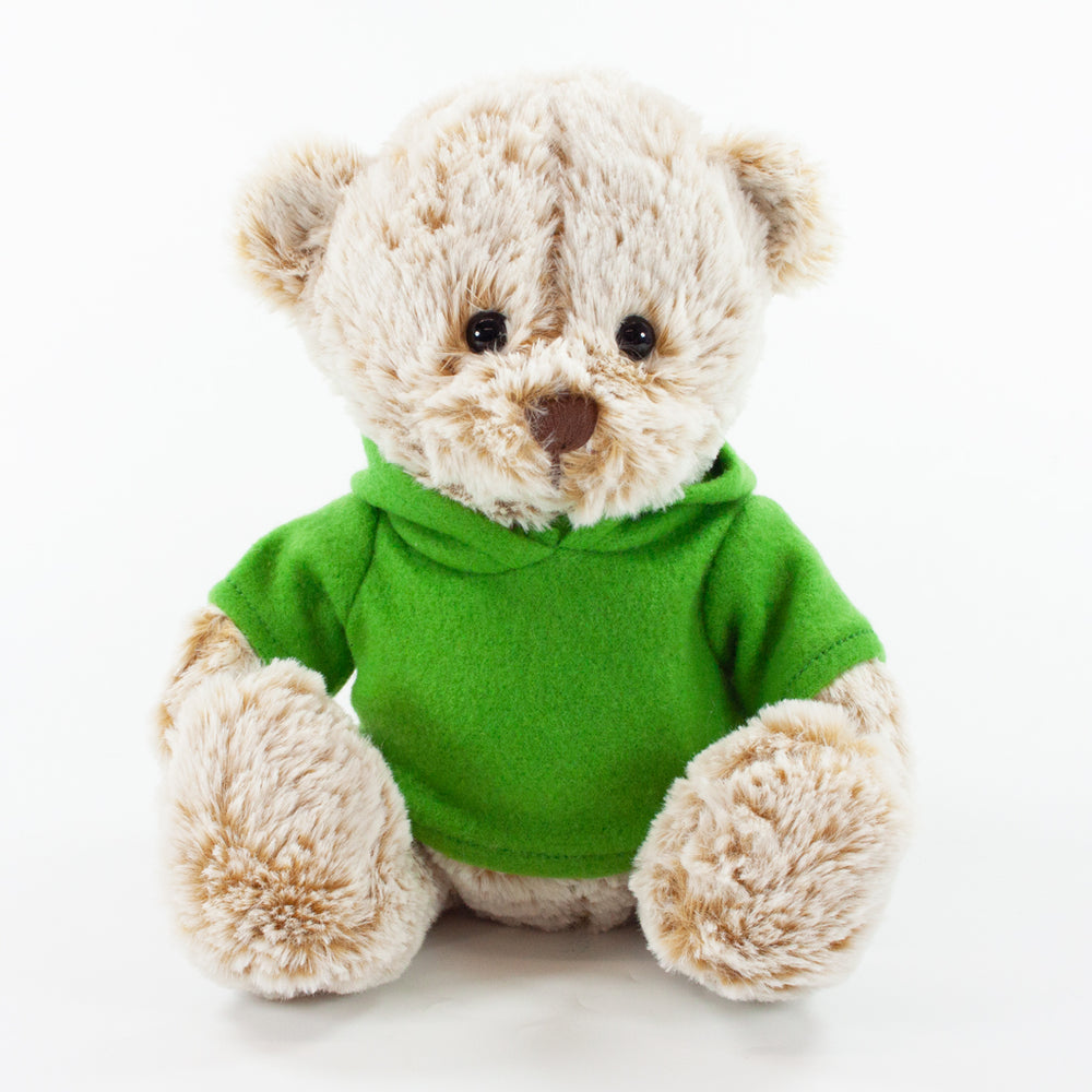 Coloured Hoodie Bear 20cm Premier Bear, Fudge