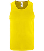 SOL'S Sporty Performance Tank Top Neon Yellow