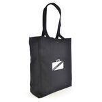 Branded Dunham 10oz cotton shopper with gusset and long handles