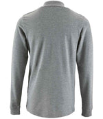 SOL'S Perfect Long Sleeve Piqué Polo Shirt Grey Marl